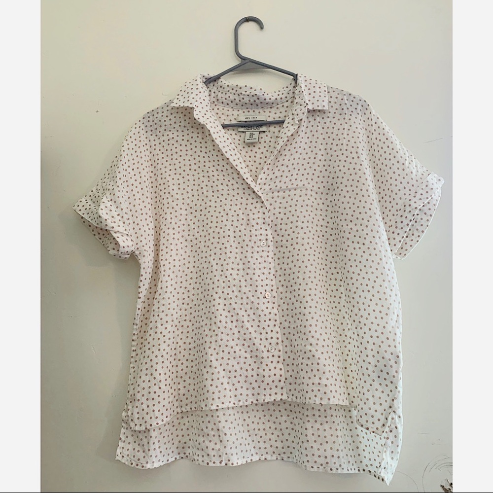 🖤 Rachel Zoe Short Sleeve Button up | small